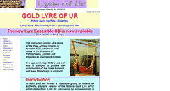 Desktop Screenshot of lyre-of-ur.com