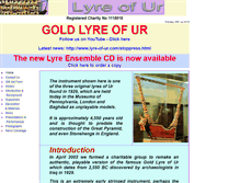 Tablet Screenshot of lyre-of-ur.com